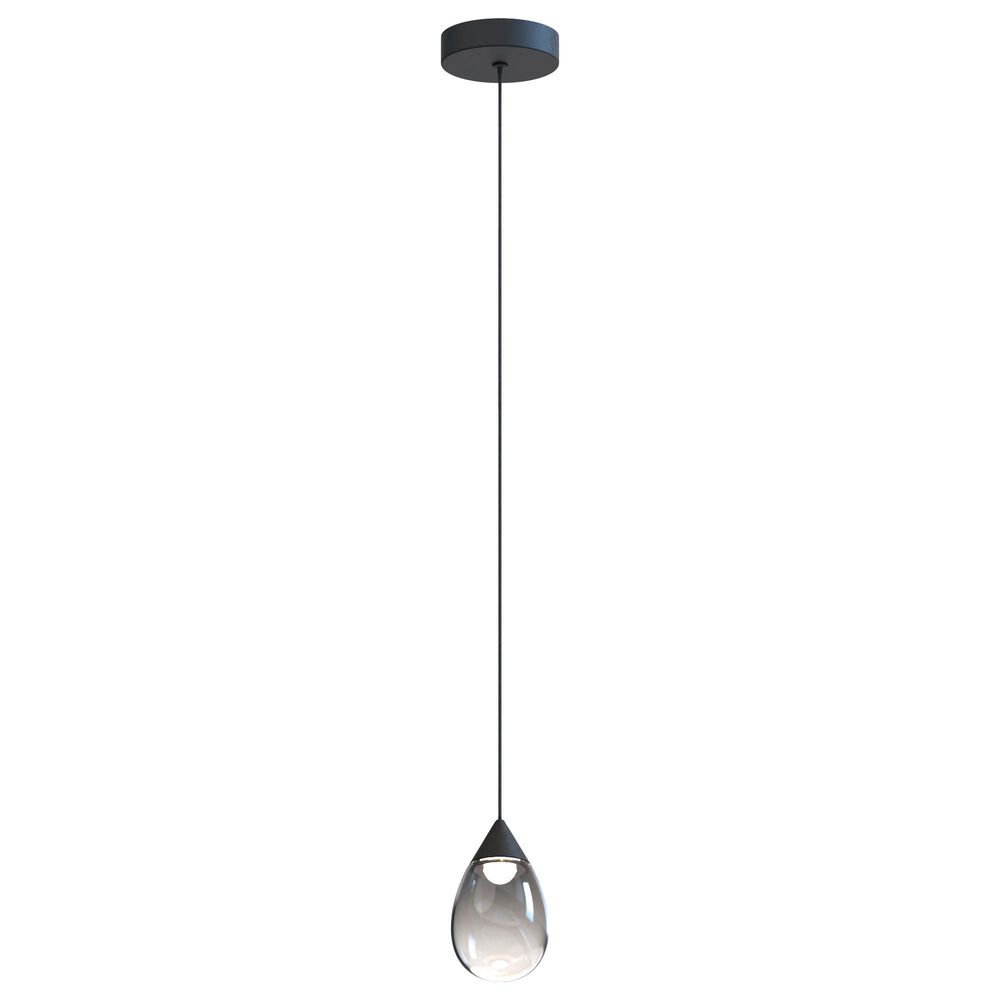 ET2 Dewdrop 1-Light LED Mini Pendant in Matte Black, , large