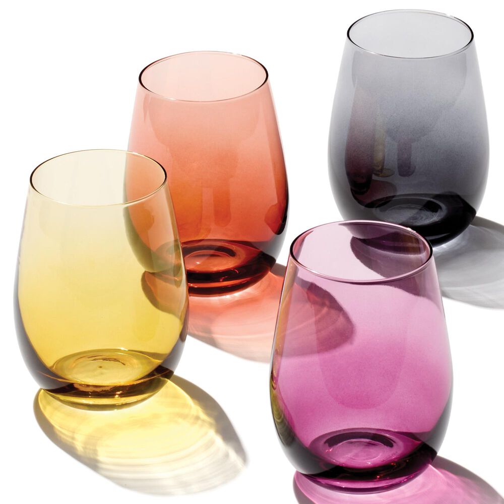 Oneida Golden Hour Stemless Wine Glasses - Set of 4, , large