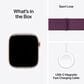 Apple Watch Series 10 GPS + Cellular 46mm Rose Gold Aluminum Case with Plum Sport Loop, , large