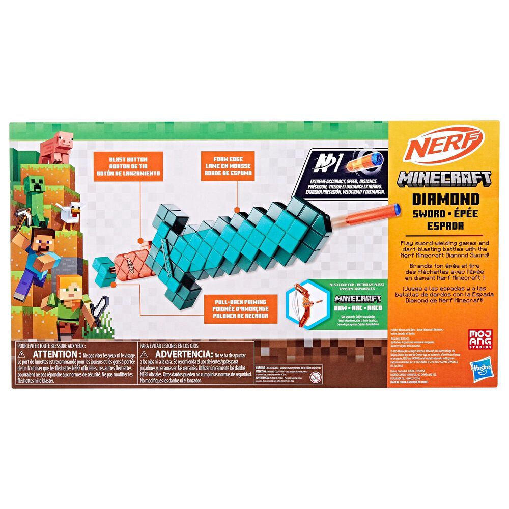 Nerf Minecraft Diamond Sword, , large