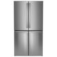 GE Profile 28.4 Cu. Ft. 4-Door Smart French Door Refrigerator in Stainless Steel, , large