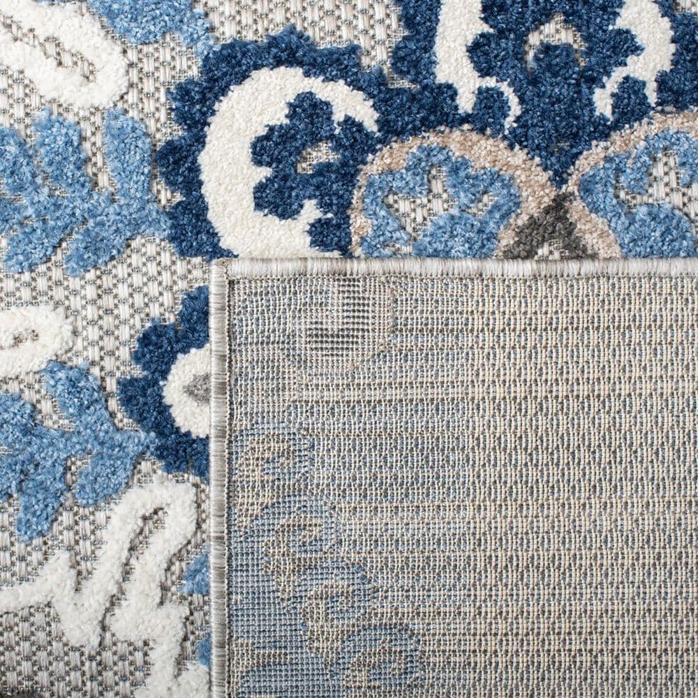 Safavieh Cabana CBN305F 8&#39; x 10&#39; Grey and Blue Indoor/Outdoor Area Performance Rug, , large