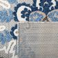 Safavieh Cabana CBN305F 8" x 10" Grey and Blue Indoor/Outdoor Area Performance Rug, , large
