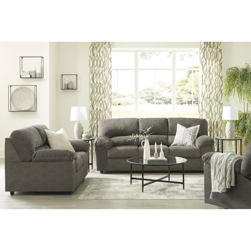 Ashley Norlou Stationary Sofa in Flannel, , large