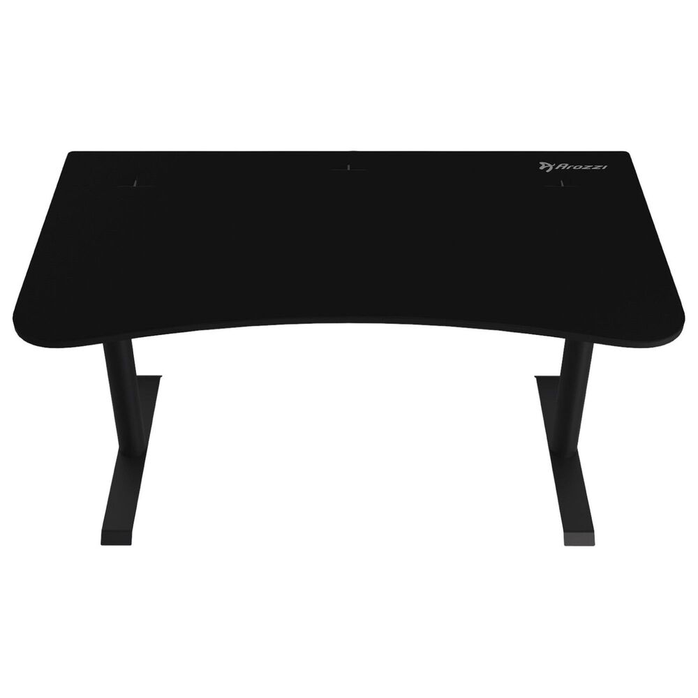 Arozzi Arena Medium Gaming Desk in Pure Black, , large