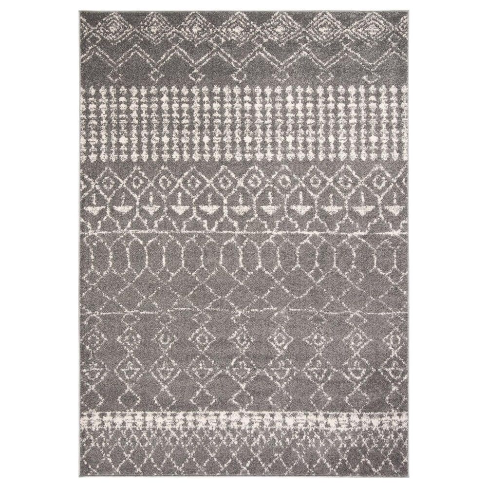 Safavieh Tulum 4" x 6" Grey and Ivory Area Rug, , large