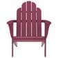 Linon Home Decor Adirondack Patio Chair in Red, , large