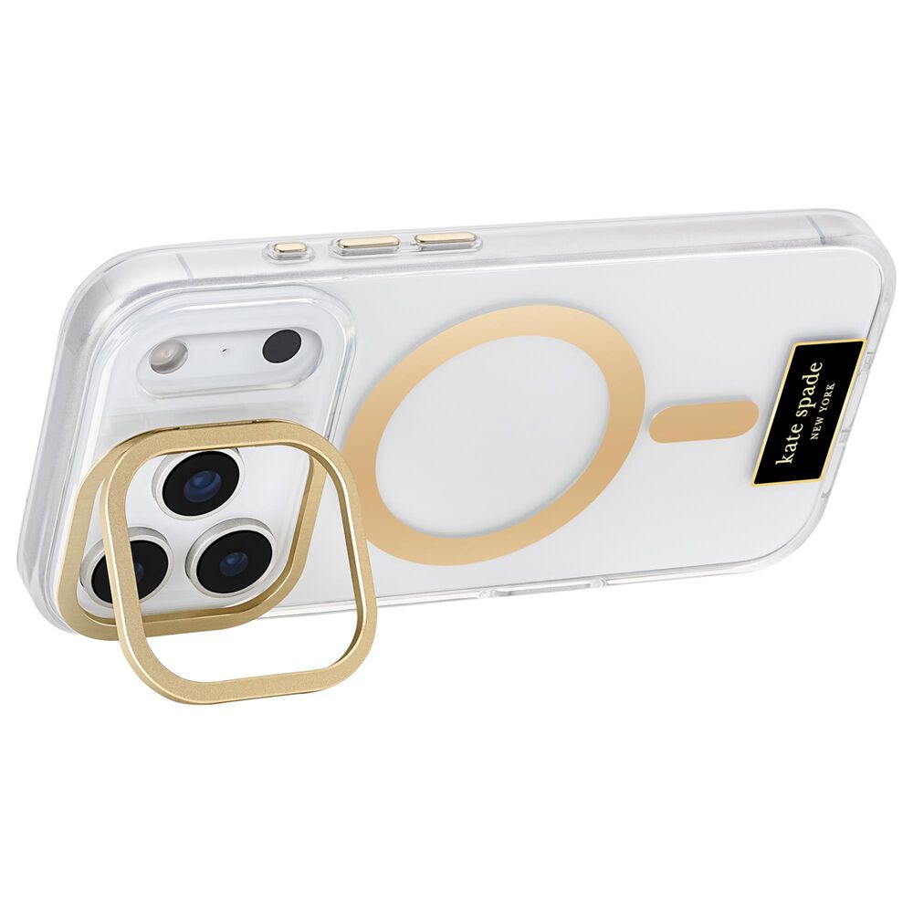 Kate Spade Protective MagSafe Case with Stand for Apple iPhone 17 Pro in Icon Clear, , large