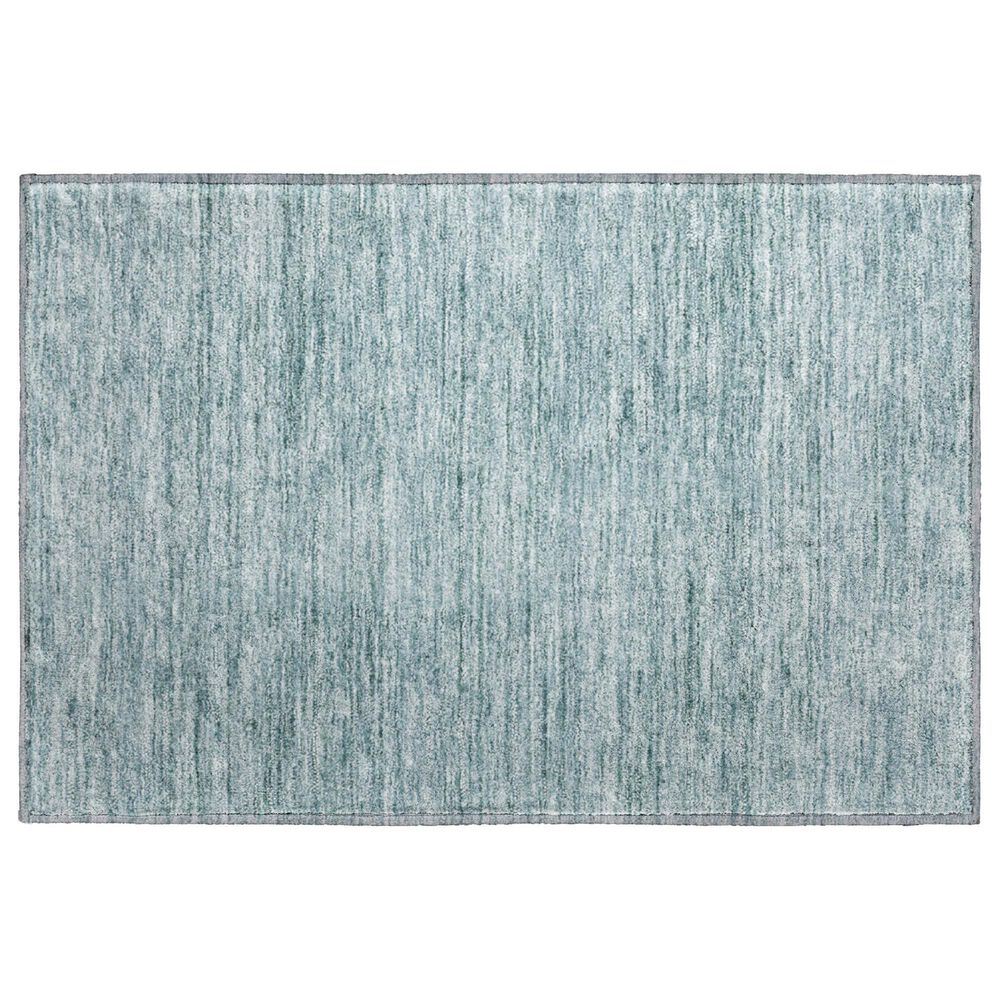 Dalyn Rug Company Soft Essentials Solid Sky 2"6" x 3"10" Indoor/Outdoor Area Rug, , large