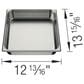 Blanco Inteos Large Tray in Stainless Steel, , large
