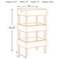 Ashley Yulton Storage Shelf in Antique White, , large