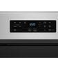 WHIRLPOOL 4-Piece Kitchen Package with 18.25 Cu. Ft. Top-Freezer Refrigerator and 5.3 Cu. Ft. Electric Range in Stainless Steel, , large