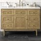 James Martin Vanities Laurent 48" Single Bathroom Vanity in Light Natural Oak with 3 cm Arctic Fall Solid Surface Top and Rectangular Sink, , large
