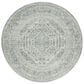 Safavieh Adirondack ADR108T-10R 10" x 10"  Slate/Ivory Round Rug, , large