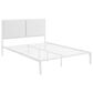 Modway Della Vinyl Platform King Bed in White, , large