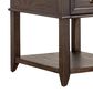 Belle Furnishings Mill Creek 1-Drawer End Table in Peppercorn, , large