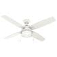 Hunter Ocala 52" Outdoor Ceiling Fan with LED Lights in Fresh White, , large