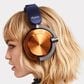 Dyson OnTrac Wireless Over-Ear Headphones with Prussian Blue Ear Cushions in Copper, , large