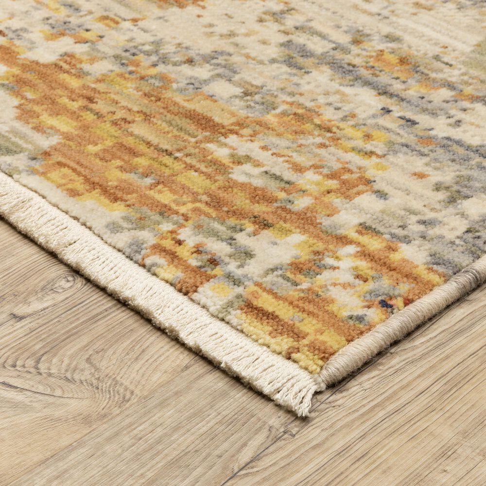 Oriental Weavers Soleri 7&#39;10&quot; x 10&#39;10&quot; Beige and Gold Area Rug, , large