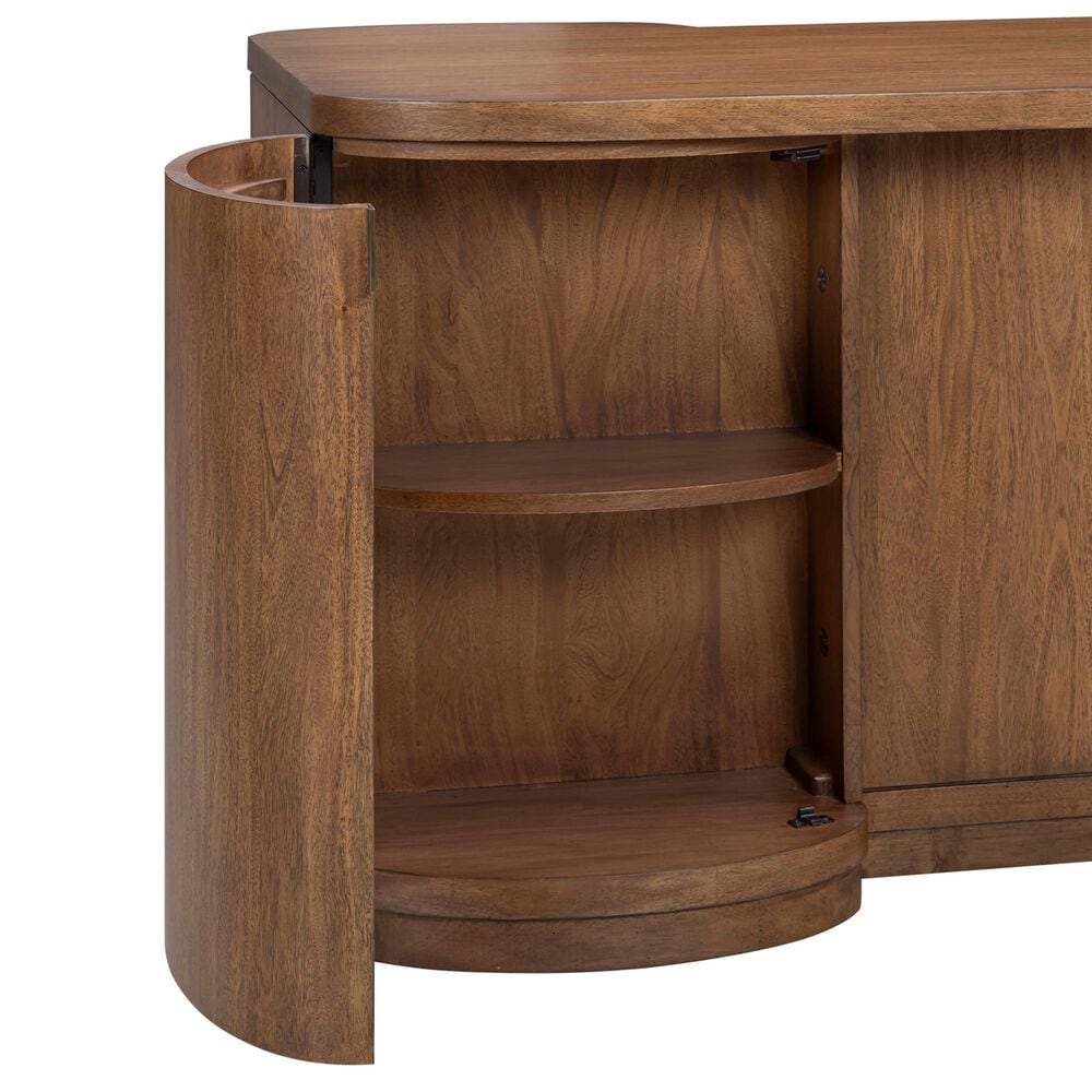 Riva Ridge Caden 3-Piece Executive Desk with Bookcase and File Cabinet Set in Spiced Caramel, , large