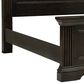 Nicolette Home Caldwell 3 Piece King Panel Bedroom Set in Deep Brown, , large