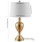 Safavieh Poppy Table Lamp in Brass, , large