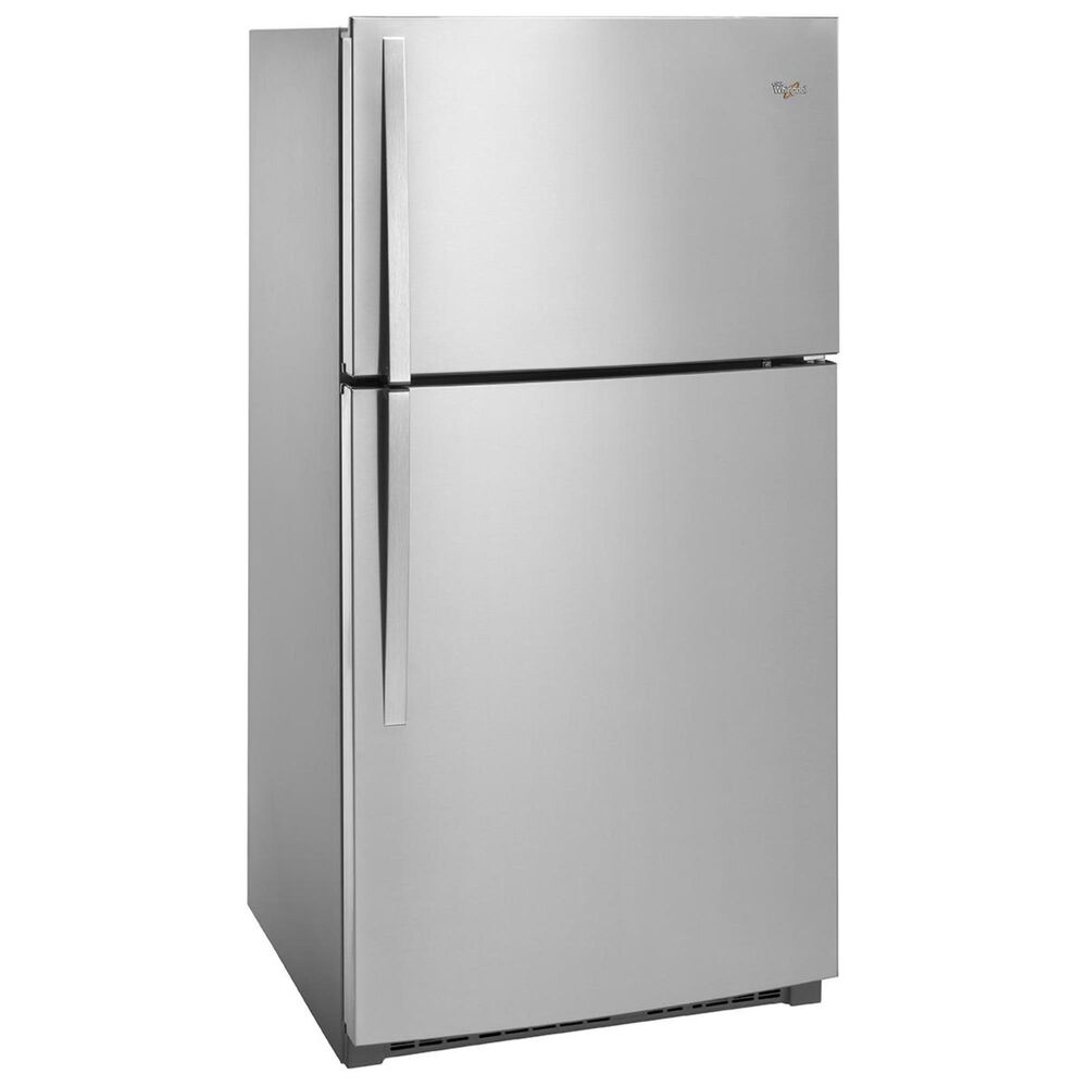 Whirlpool 21 Cu. Ft. 33&quot; Wide Top-Freezer Refrigerator with LED Interior Lighting, , large