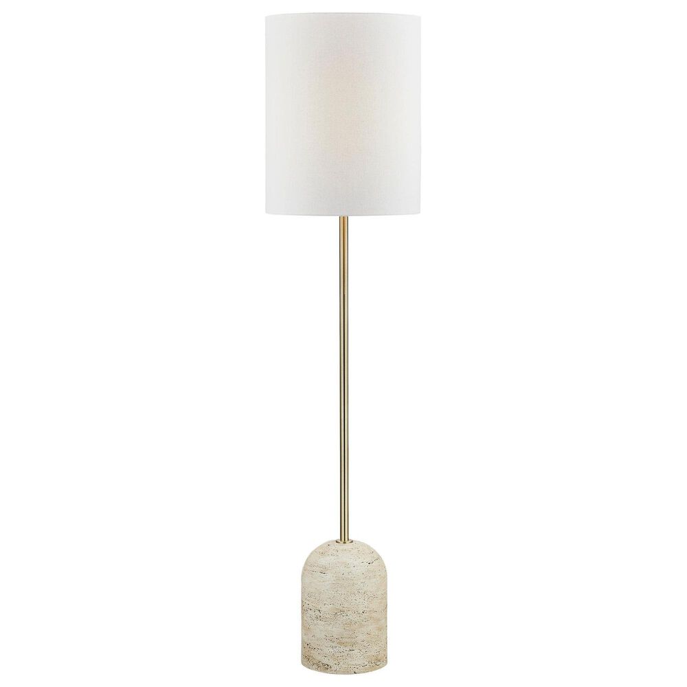 Southern Lighting Finley Floor Lamp in Natural and Gold, , large