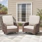 Hearth and Haven Outdoor High-Back Swivel Rocker Glider in Beige (Set of 2), , large