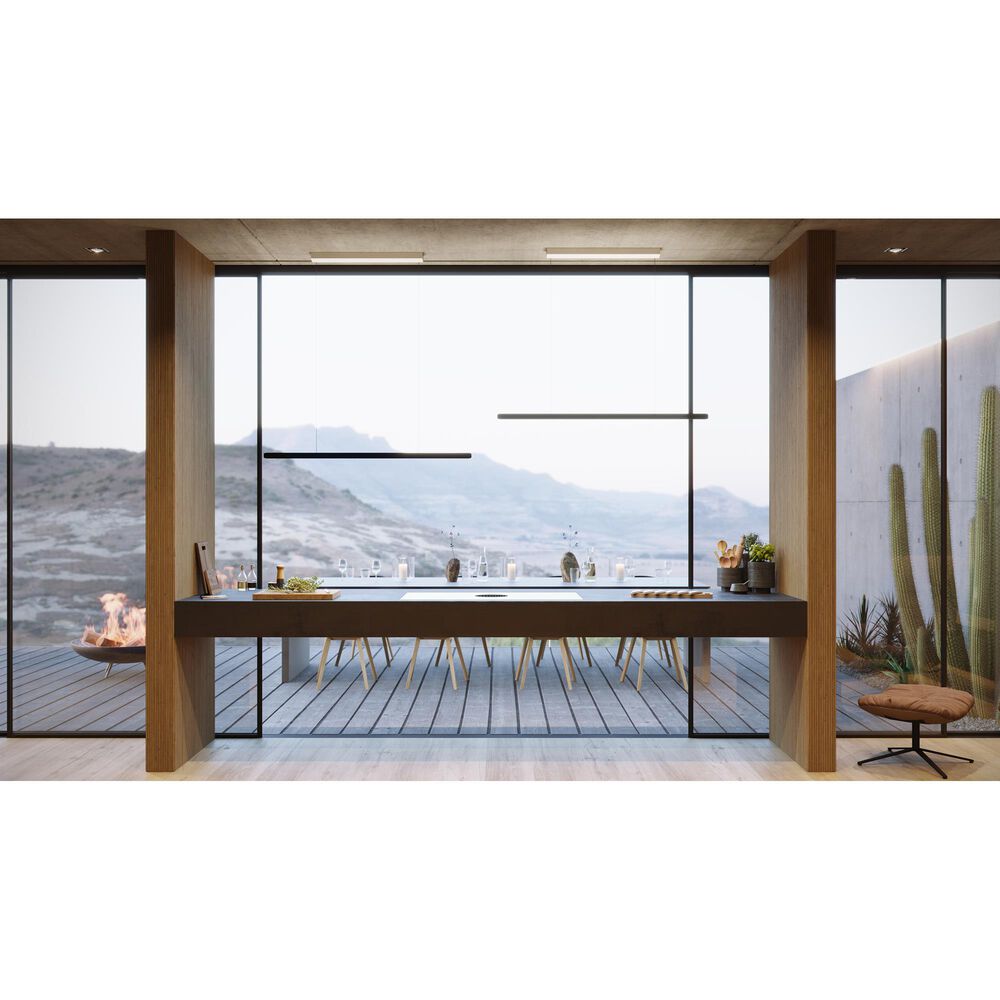 JennAir 36&quot; Induction Downdraft Cooktop in Black, , large