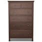 Archbold Furniture Heritage King Raised Panel Bed with Dresser, Chest, and Two Nightstands in Brown Mahogany, , large