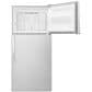 Whirlpool 18 Cu. Ft. Top Freezer Refrigerator with Flexi Slide Bin in Monochromatic Stainless Steel, , large