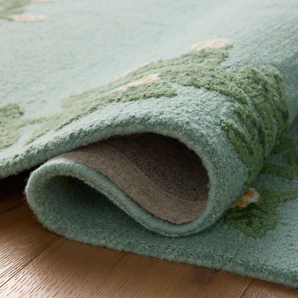 Rifle Paper Co. x Loloi Highgrove Blue 2&#39;3&quot; x 3&#39;9&quot; Area Rug, , large