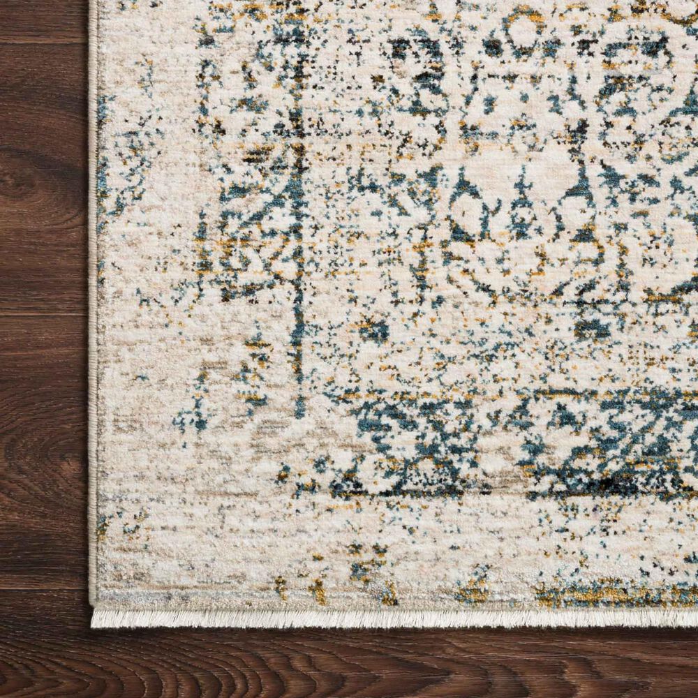 Loloi Theia THE-01 2&#39; x 3&#39;7&quot; Natural and Ocean, , large