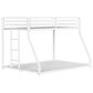 Hearth and Haven Adam Twin over Full Bunk Bed in White, , large