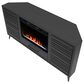 Legends Home Malibu 64" Corner Fireplace Console in Seal Skin, , large