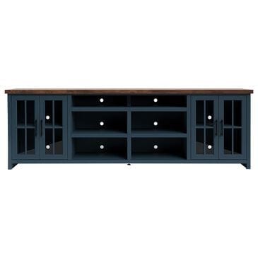 Endress International Nantucket 97" Super Console in Blue Denim and Whiskey, , large