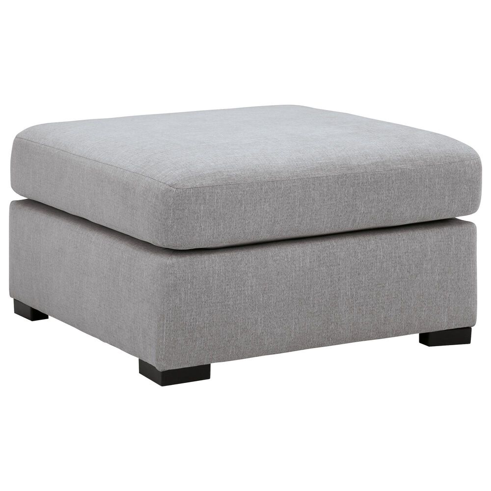 Ashley Lakepoint Oversized Accent Ottoman in Nickel, , large