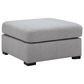 Ashley Lakepoint Oversized Accent Ottoman in Nickel, , large