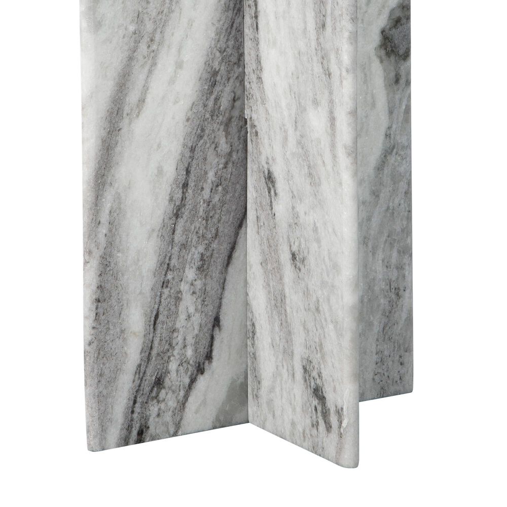 Ashley Keithwell Square Accent Table in Gray and White, , large