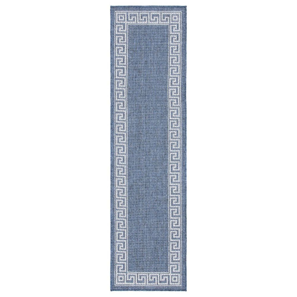 Safavieh Martha Stewart Cyprus Geometric 2" x 7" Grey and Cream Runner, , large