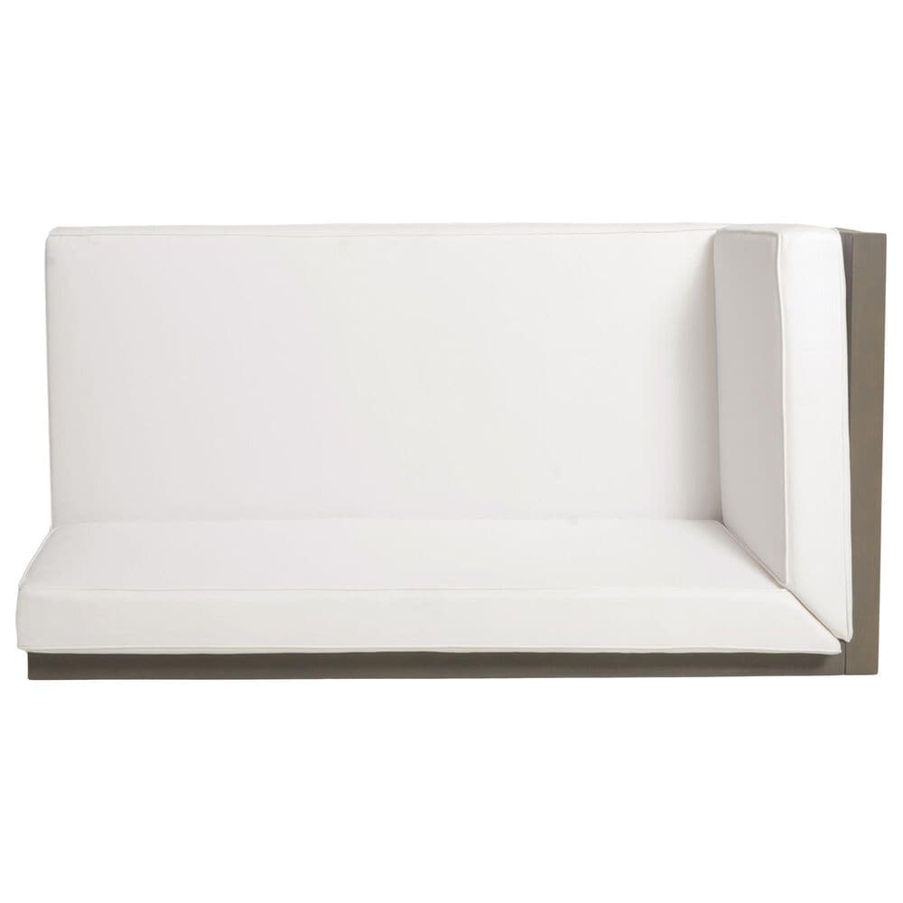 Hearth and Haven Brava 4-Piece Outdoor Sectional Set in White, , large