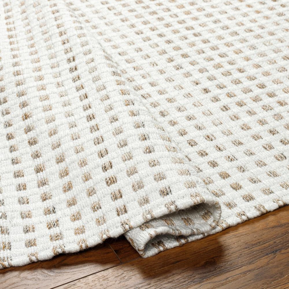 Surya Ariel 2&#39; x 3&#39; Brown and White Area Rug, , large