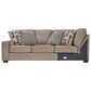 Ashley Cannonbrook 3-Piece Sectional in Cannonbrook Nutmeg, , large