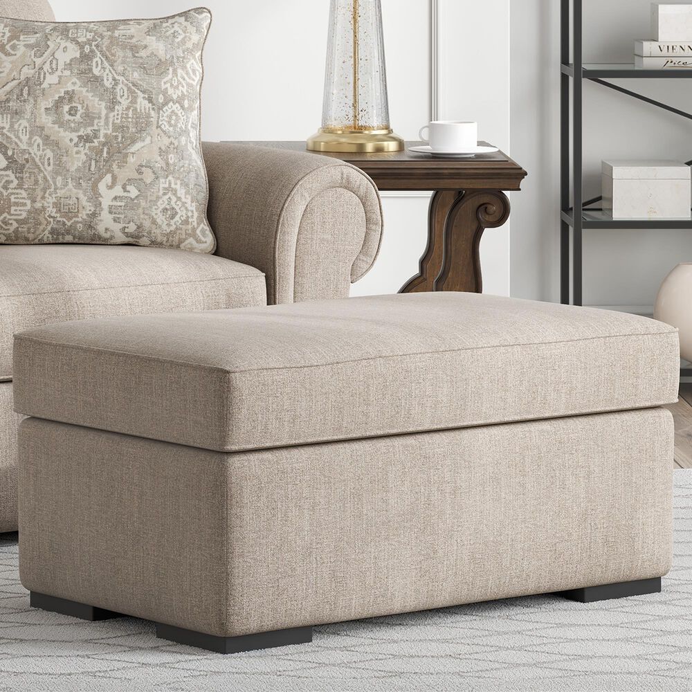 Ashley Sararose Ottoman in Heather, , large