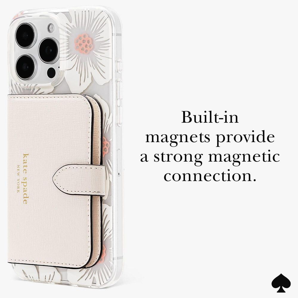 Kate Spade Morgan Magnetic Phone Wallet in Cream, , large
