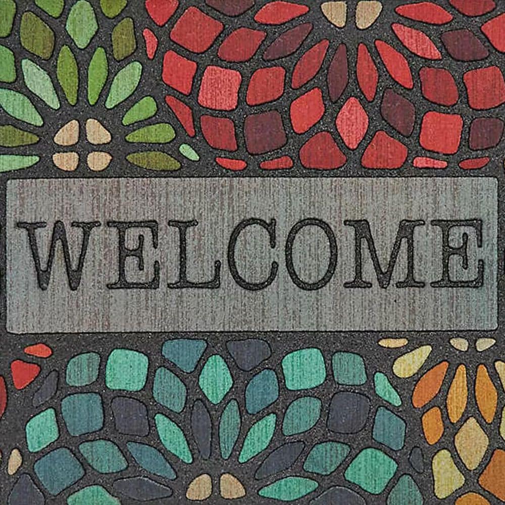 Karastan Doorscapes1'6" x 2'6" Multicolor Door Mat, , large