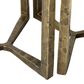 Mercana Atticus 2-Piece Nesting Accent Table Set in Antiqued Gold and Black, , large