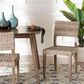 Baxton Studio Barossa Side Chair in Kubu Grey and Rustic Taupe, , large