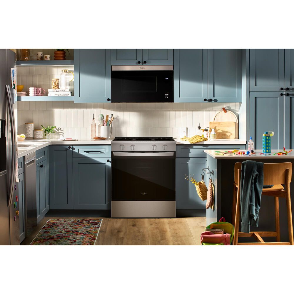 Whirlpool 30" Gas Smart Range in Stainless Steel, , large